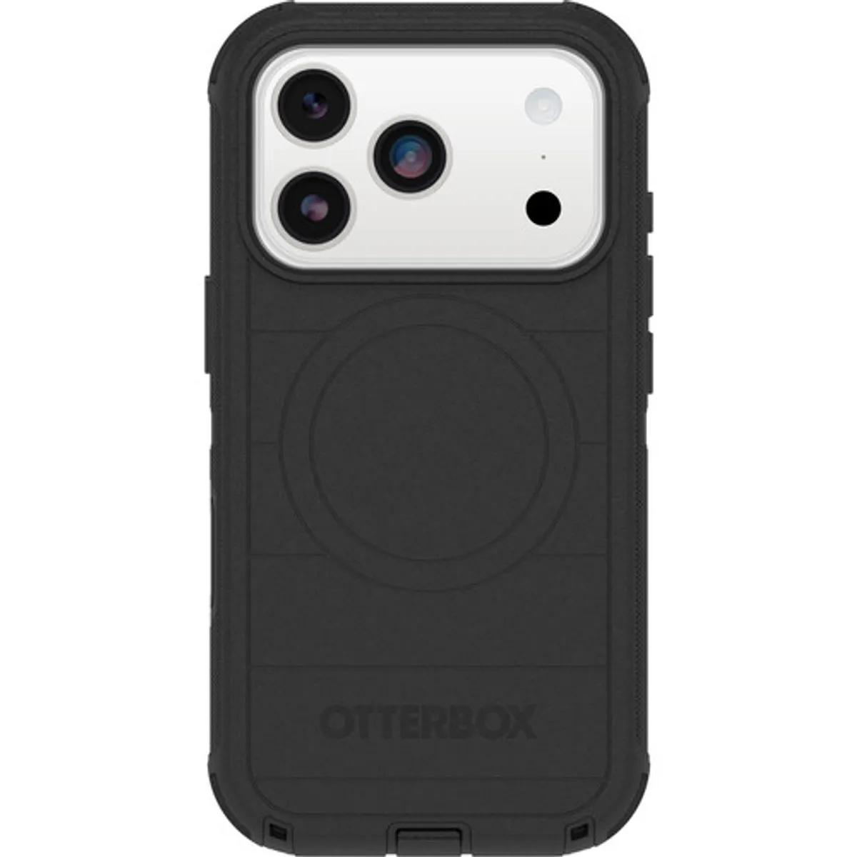 OtterBox Defender Pro iPhone 17 Pro Back Cover met MagSafe Magneet Zwart