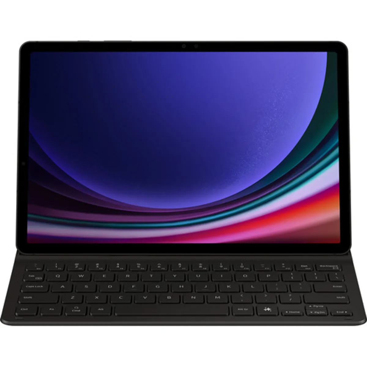 Samsung Galaxy Tab S9/S9 FE/S10 FE/S10 Lite Slim Toetsenbord Hoes QWERTY Zwart